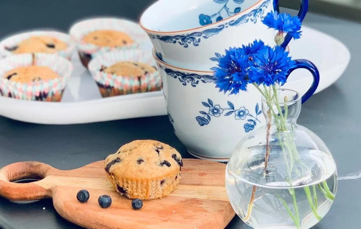 Mellismuffins med blabar och banan 11