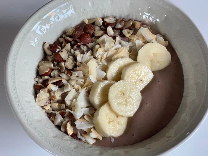 Smoothiebowl med smak av choklad5