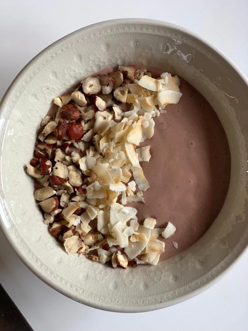 Smoothiebowl med smak av choklad8
