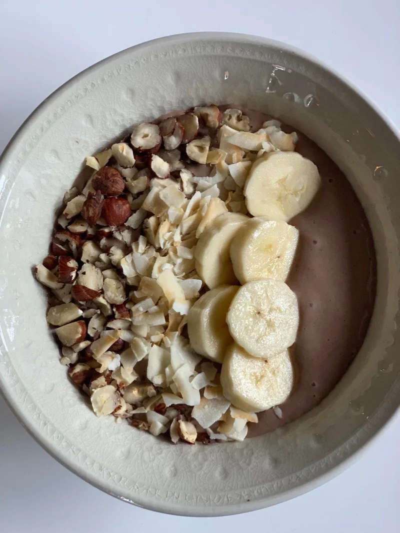 Smoothiebowl med smak av choklad9