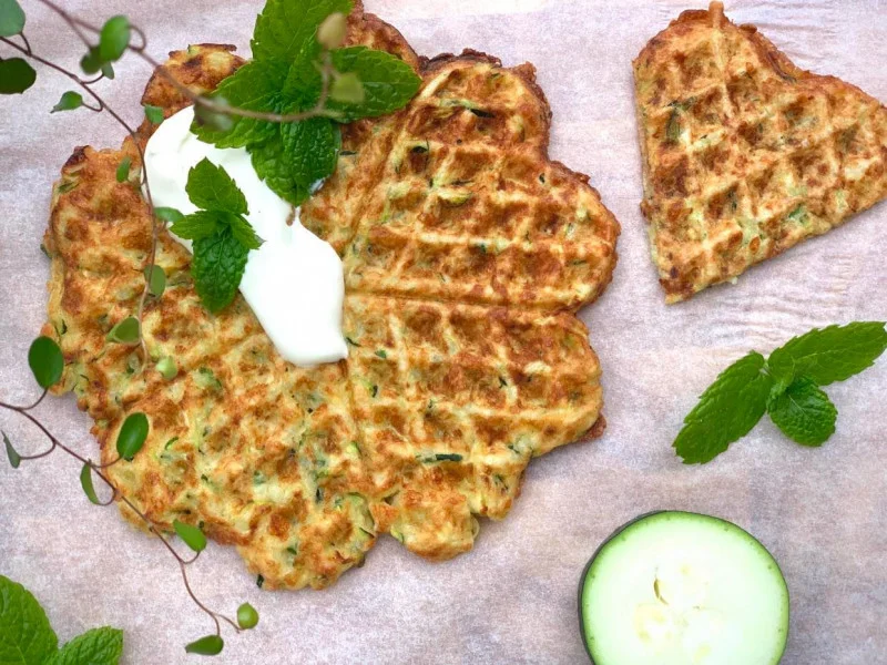 Halloumi och zucchinivafflor3