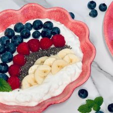 Proteinrik kesobowl - med smak av vanilj