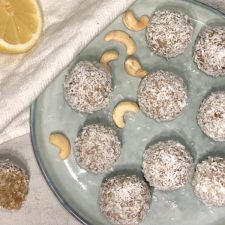 Cashewbollar med citron