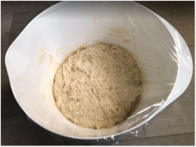 Inplastad bunke
