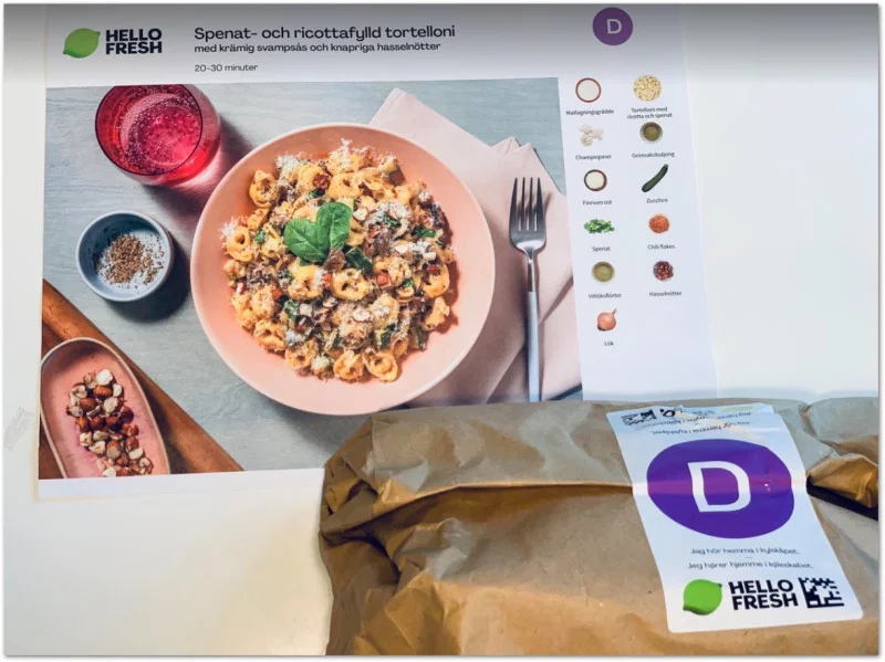 Maltid med hello fresh