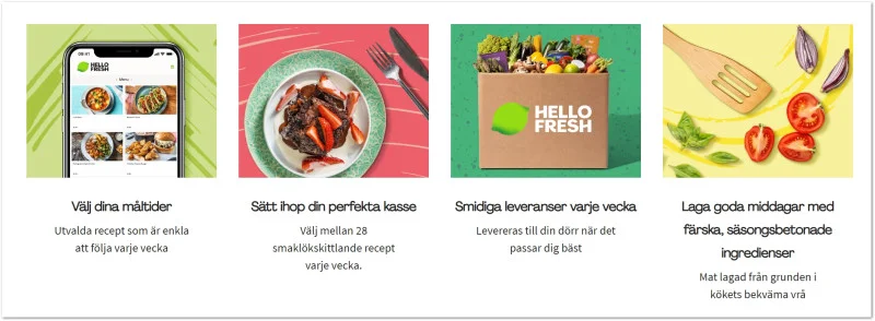 Steg for steg hos hello fresh