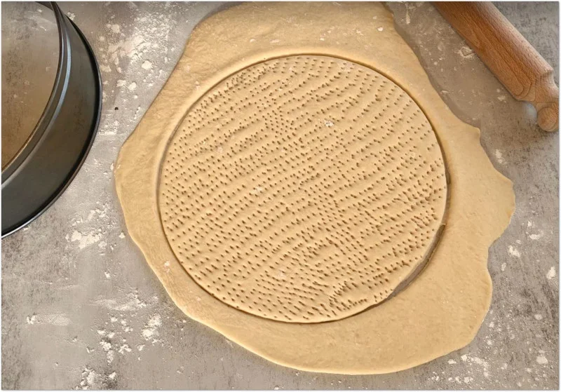 Ta ut runda kakor med form