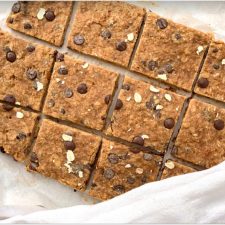 Havrebars med banan och choklad